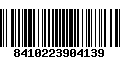 Código de Barras 8410223904139