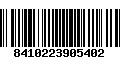 Código de Barras 8410223905402