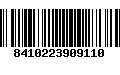 Código de Barras 8410223909110