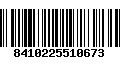 Código de Barras 8410225510673