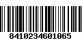 Código de Barras 8410234601065