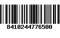 Código de Barras 8410244776500