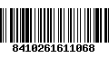 Código de Barras 8410261611068