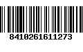 Código de Barras 8410261611273