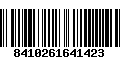 Código de Barras 8410261641423