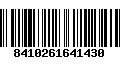 Código de Barras 8410261641430