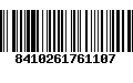 Código de Barras 8410261761107