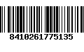 Código de Barras 8410261775135