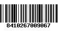 Código de Barras 8410267009067