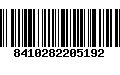 Código de Barras 8410282205192