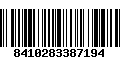 Código de Barras 8410283387194