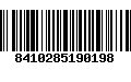 Código de Barras 8410285190198