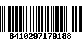 Código de Barras 8410297170188