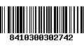 Código de Barras 8410300302742