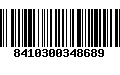 Código de Barras 8410300348689