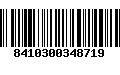 Código de Barras 8410300348719