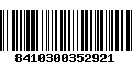 Código de Barras 8410300352921