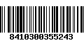 Código de Barras 8410300355243