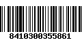 Código de Barras 8410300355861