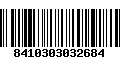 Código de Barras 8410303032684