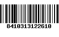 Código de Barras 8410313122610