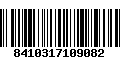 Código de Barras 8410317109082