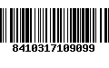 Código de Barras 8410317109099