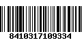 Código de Barras 8410317109334