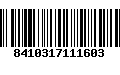 Código de Barras 8410317111603