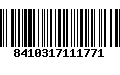 Código de Barras 8410317111771