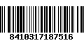 Código de Barras 8410317187516