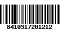 Código de Barras 8410317201212