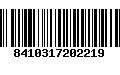 Código de Barras 8410317202219