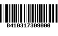 Código de Barras 8410317309000