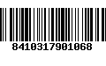 Código de Barras 8410317901068