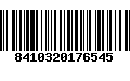 Código de Barras 8410320176545