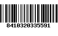 Código de Barras 8410320335591