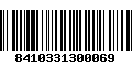 Código de Barras 8410331300069