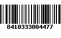 Código de Barras 8410333004477