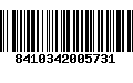 Código de Barras 8410342005731