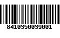 Código de Barras 8410350039001