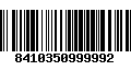 Código de Barras 8410350999992