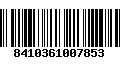 Código de Barras 8410361007853