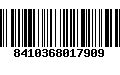 Código de Barras 8410368017909