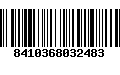 Código de Barras 8410368032483
