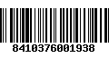 Código de Barras 8410376001938