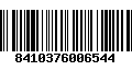 Código de Barras 8410376006544