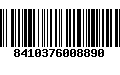 Código de Barras 8410376008890