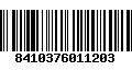 Código de Barras 8410376011203