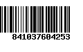 Código de Barras 841037604253